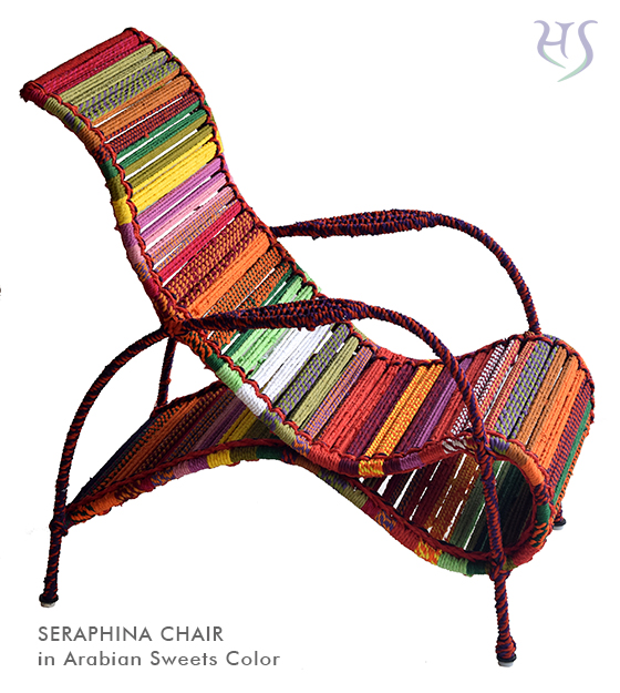 Seraphina Chair in Arabian Sweets Katran Collection by Sahil & Sarthak